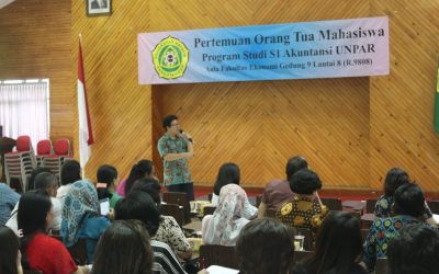 Pertemuan Prodi Akuntansi dengan Orang Tua Mahasiswa Angkatan 2018