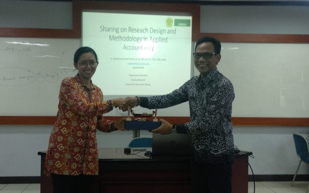 Sharing on Research Design and Methodology in Applied Accountancy