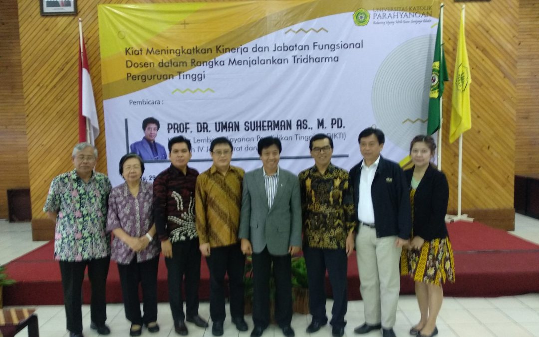 Seminar Kiat Meningkatkan Kinerja dan Jabatan Fungsional Dosen Dalam Rangka Menjalankan Tridarma Perguruan Tinggi