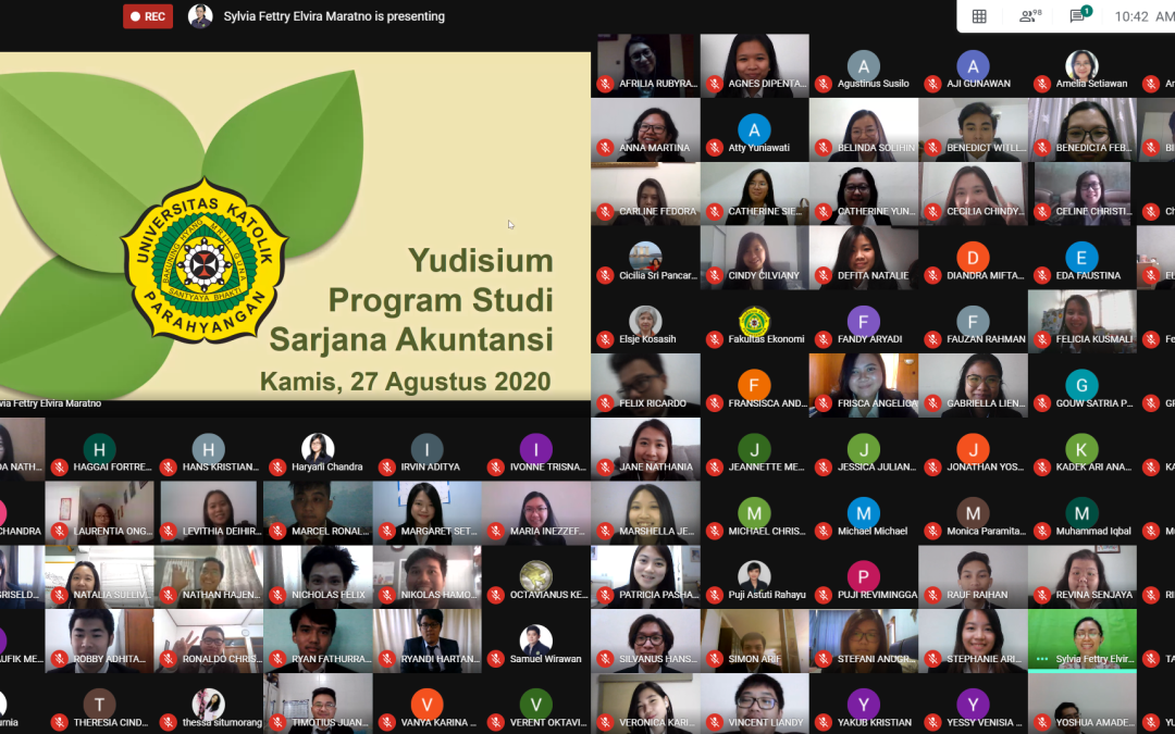 UNPAR ACCOUNTING UNDERGRADUATE STUDY PROGRAM JUDICIUM – ACADEMIC YEAR 2019/2020