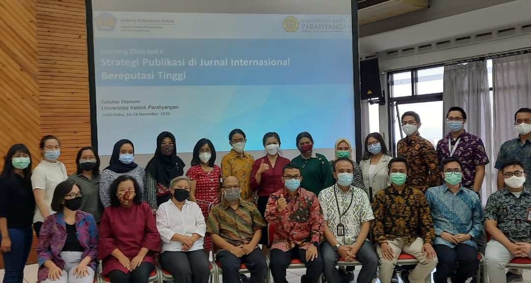 Coaching Clinic Seri 1 – Kerjasama UNPAR dan BKF Kementerian Keuangan Republik Indonesia