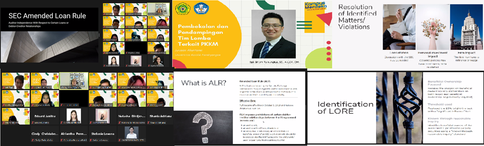 Debriefing and Assistance for the Accounting Competition Team Regarding the Independent Campus Competition Program—Session 22