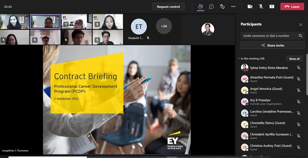 Ernst & Young Public Accountant Firm’s Professional Career Development Program (PCDP)