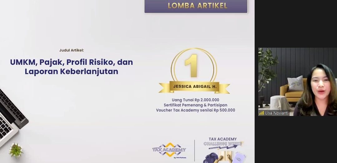 Prestasi Mahasiswa Akuntansi UNPAR Dalam Tax Academy Challenge Weeks 2022