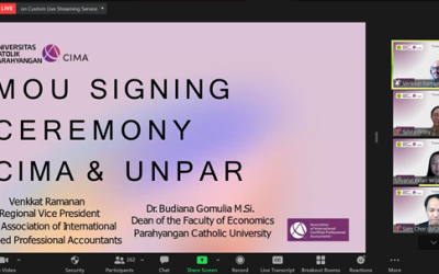 Penandatangangan MoU CIMA dan UNPAR