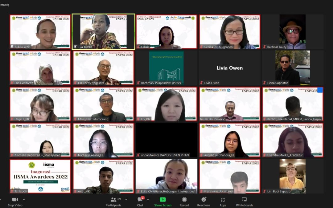 Inagurasi IISMA Awardees UNPAR 2022