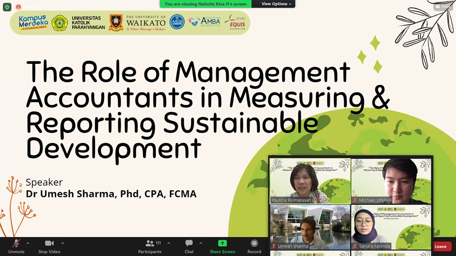 Kuliah Umum dengan Dr. Umesh Sharma dari Waikoto University – New Zealand