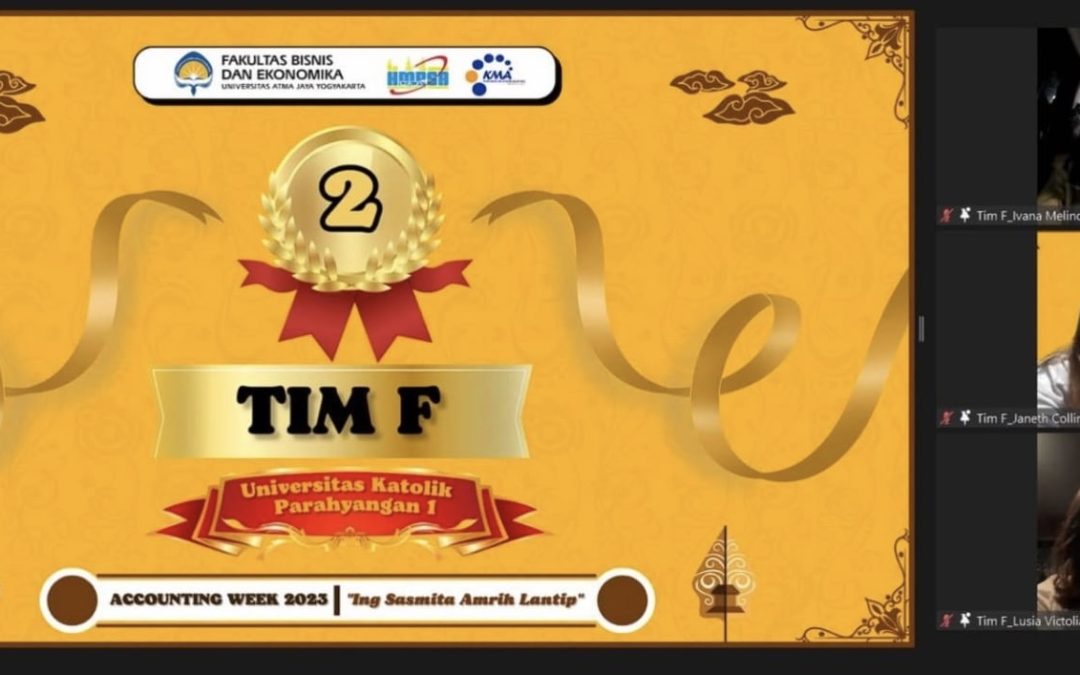 Tim Lomba Akuntansi UNPAR Mengukir Prestasi Juara 2 Dalam Konferensi Mahasiswa Akuntansi 2023