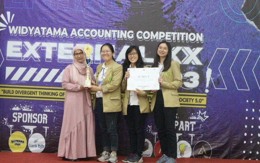 Keberhasilan Tim Lomba Akuntansi UNPAR Meraih Juara 2 pada Widyatama Accounting Competition External (WACEX) XX 2023
