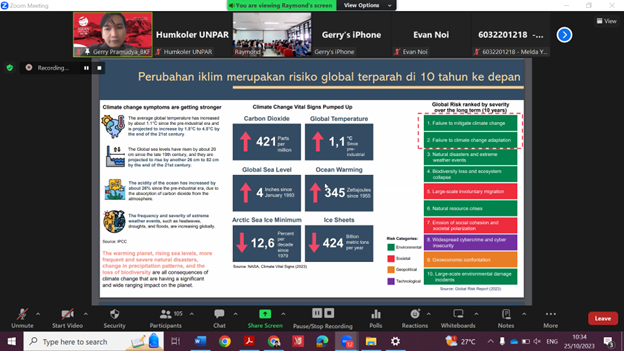 Kuliah umum “Introduction To Carbon Tax Implementation In Indonesia”