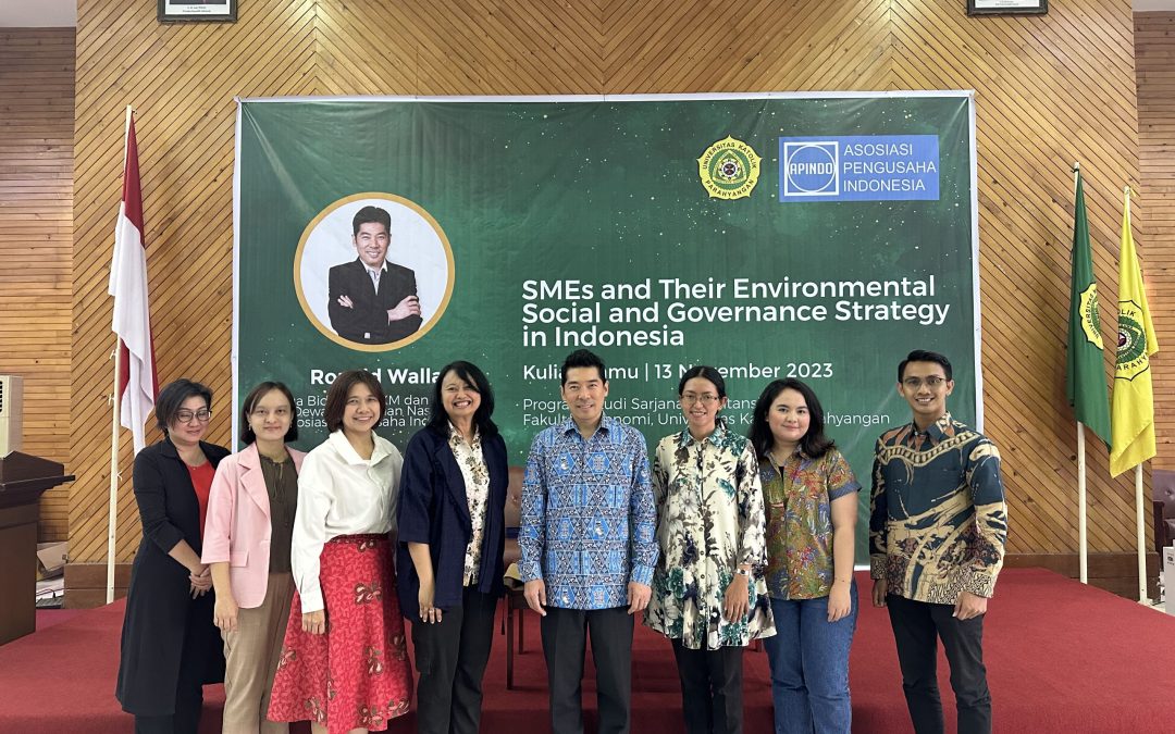 Kuliah Umum “SMEs and Their Environmental, Social and Governance Strategy in Indonesia”