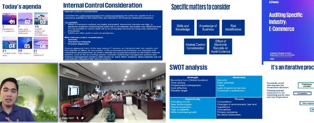 Pertemuan ke-4  Kelas Audit Industri Spesifik: E – Commerce